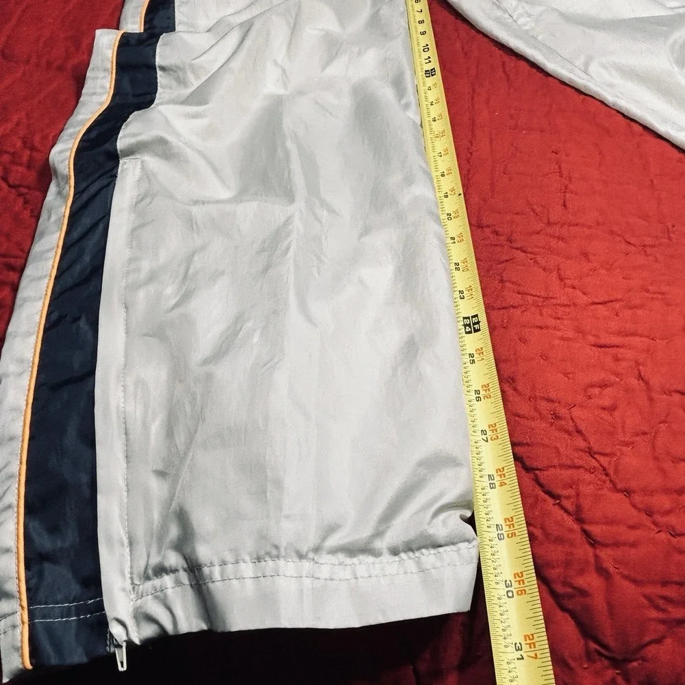 Vintage Wilson Nylon Windbreaker Warmup Tracksuit Set Men's Large White Blue